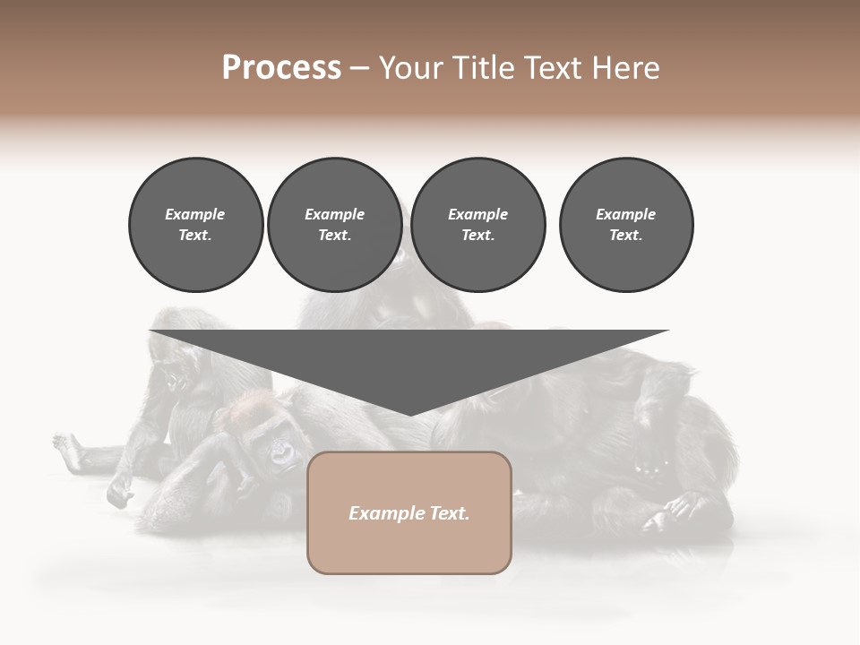 Affenfamilie Affenmensch Affen PowerPoint Template