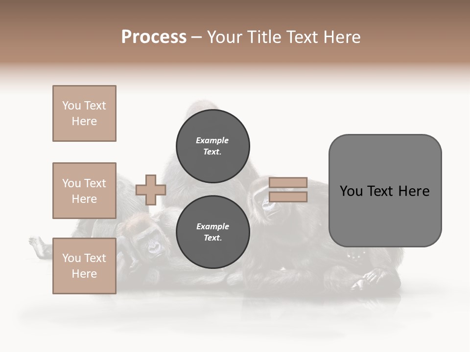 Affenfamilie Affenmensch Affen PowerPoint Template