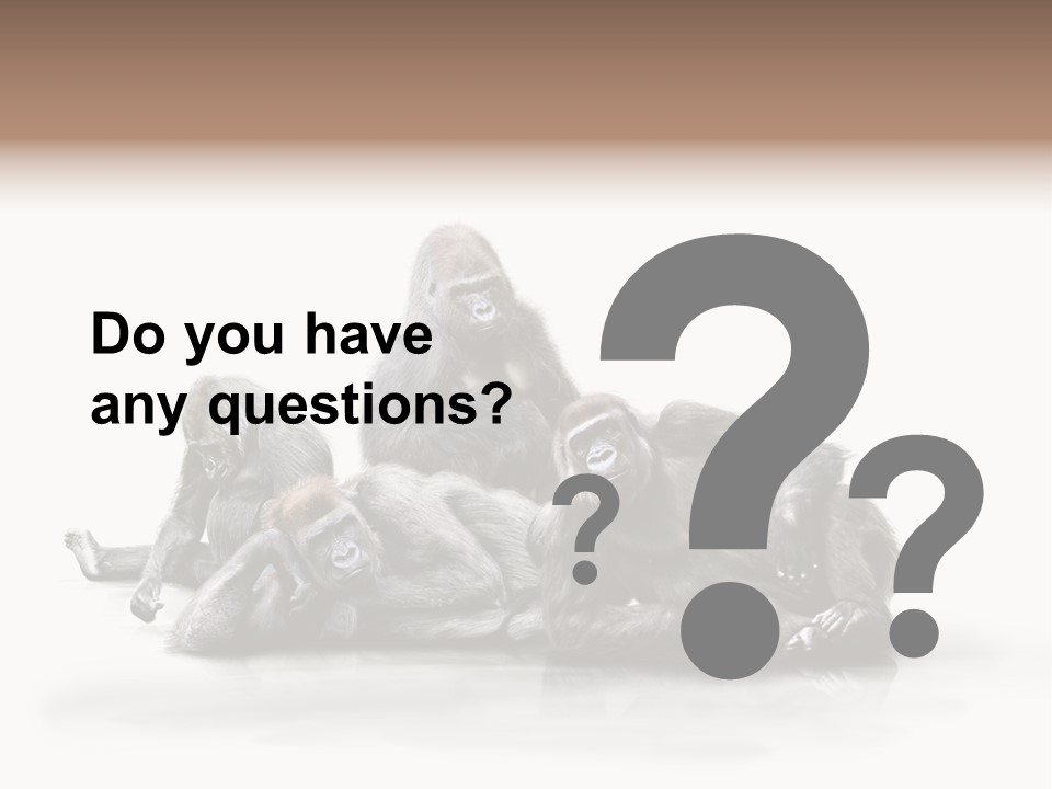 Affenfamilie Affenmensch Affen PowerPoint Template