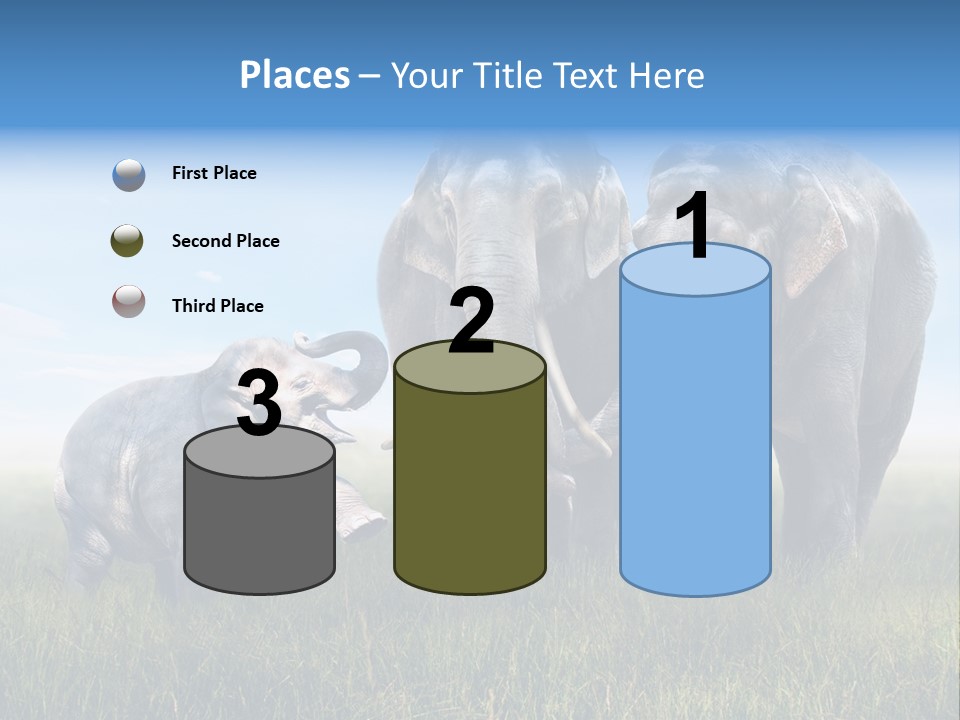 Elefantenbaby Liebe Lieb PowerPoint Template