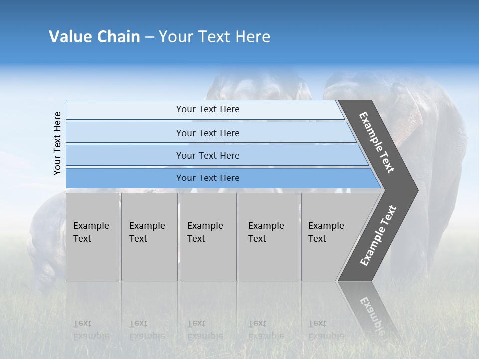 Elefantenbaby Liebe Lieb PowerPoint Template
