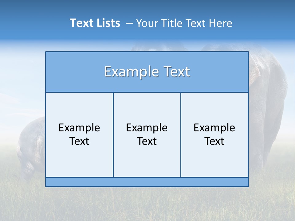 Elefantenbaby Liebe Lieb PowerPoint Template