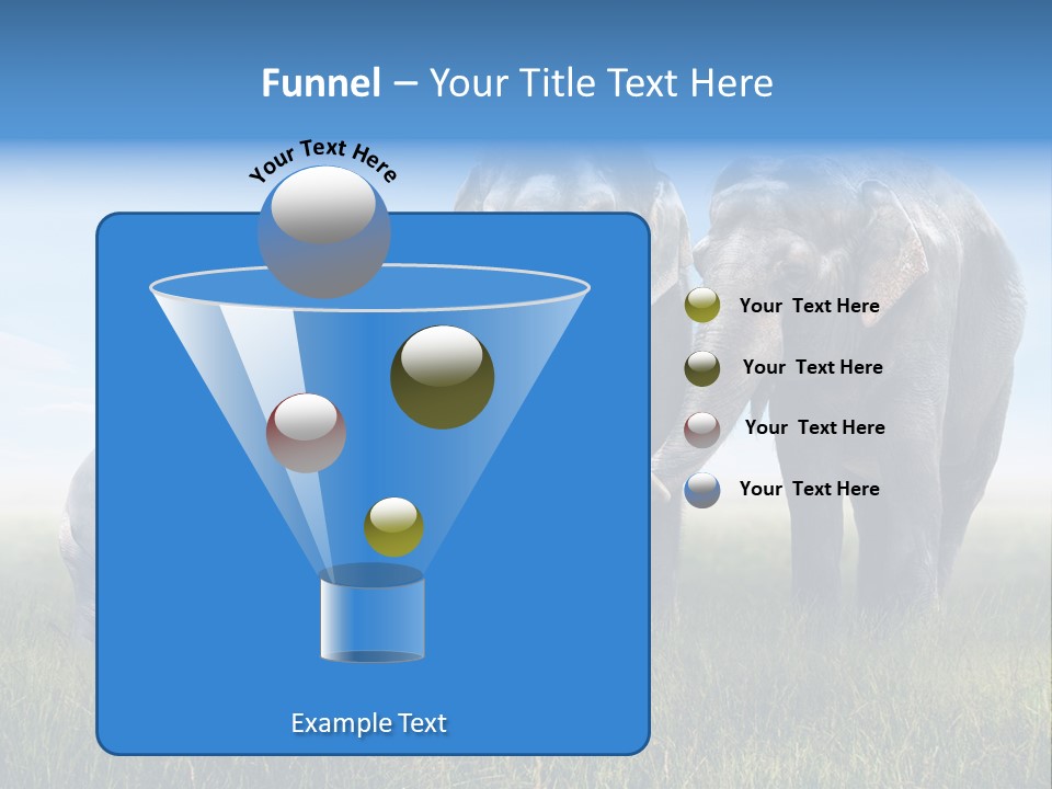 Elefantenbaby Liebe Lieb PowerPoint Template