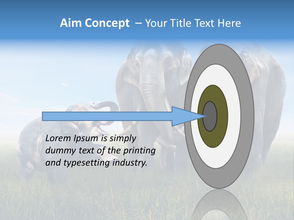 Elefantenbaby Liebe Lieb PowerPoint Template