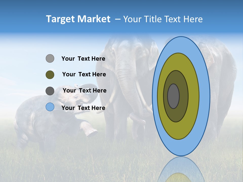 Elefantenbaby Liebe Lieb PowerPoint Template