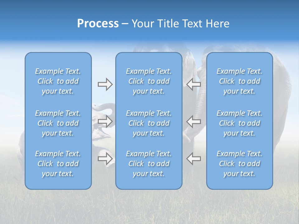 Elefantenbaby Liebe Lieb PowerPoint Template