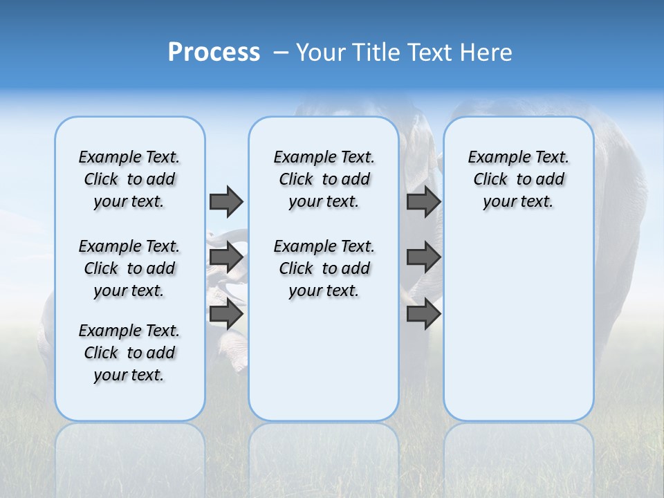 Elefantenbaby Liebe Lieb PowerPoint Template