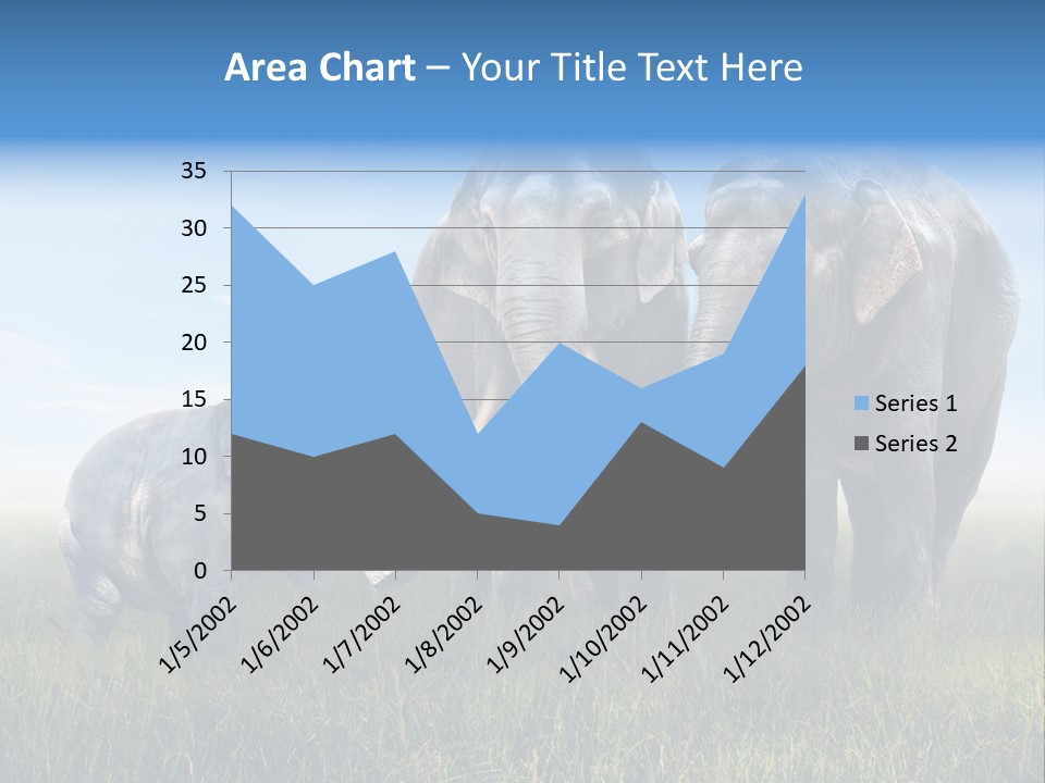 Elefantenbaby Liebe Lieb PowerPoint Template