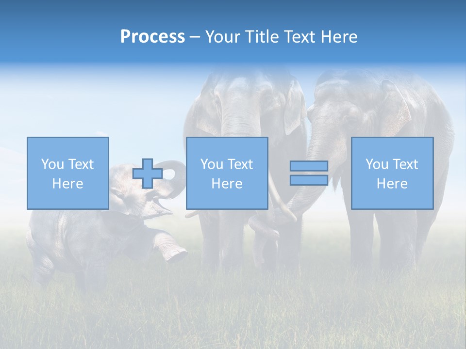 Elefantenbaby Liebe Lieb PowerPoint Template