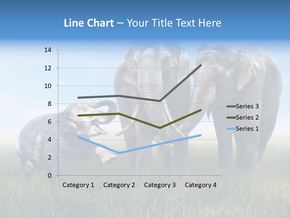 Elefantenbaby Liebe Lieb PowerPoint Template