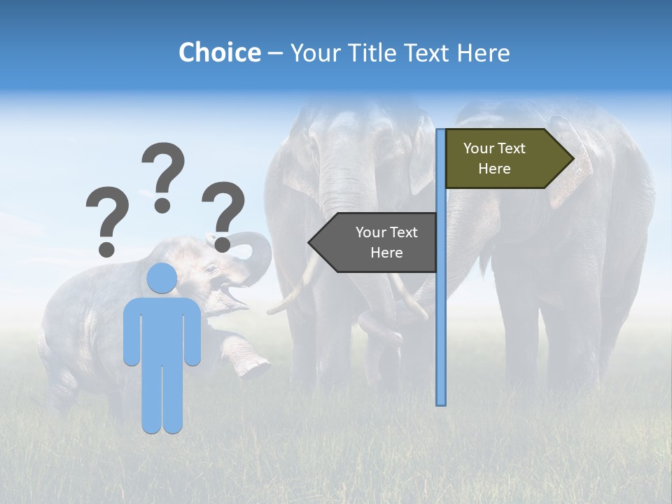 Elefantenbaby Liebe Lieb PowerPoint Template