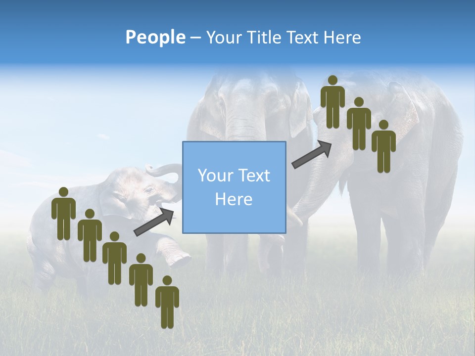 Elefantenbaby Liebe Lieb PowerPoint Template