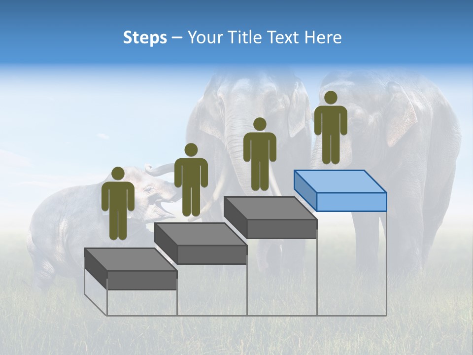 Elefantenbaby Liebe Lieb PowerPoint Template