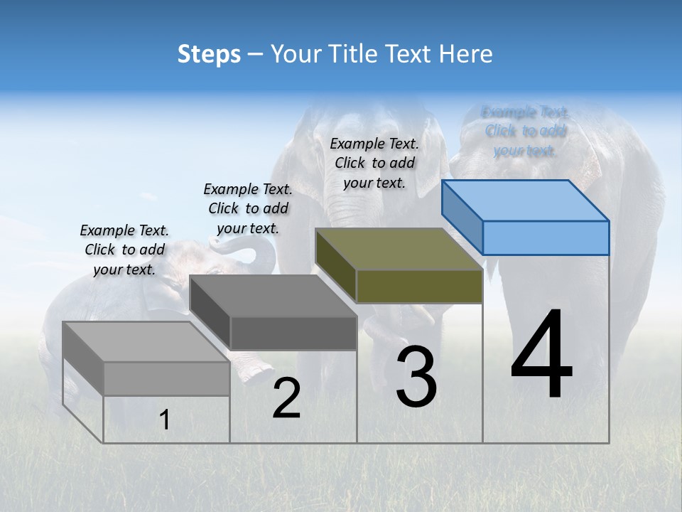 Elefantenbaby Liebe Lieb PowerPoint Template