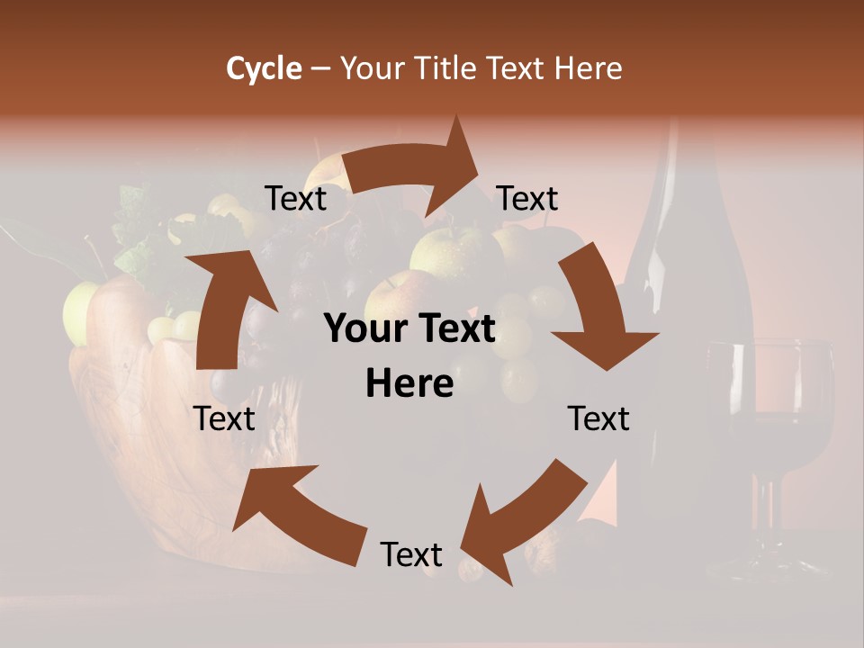 Rinascimentale Vassoio Uva PowerPoint Template