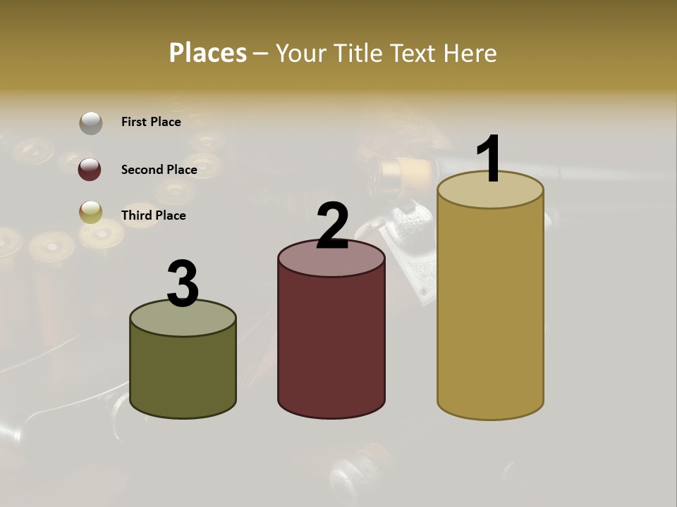 Cartucce Cartuccera Fucile PowerPoint Template