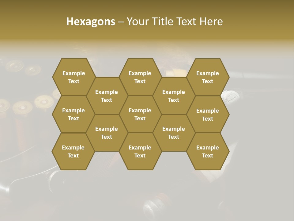 Cartucce Cartuccera Fucile PowerPoint Template