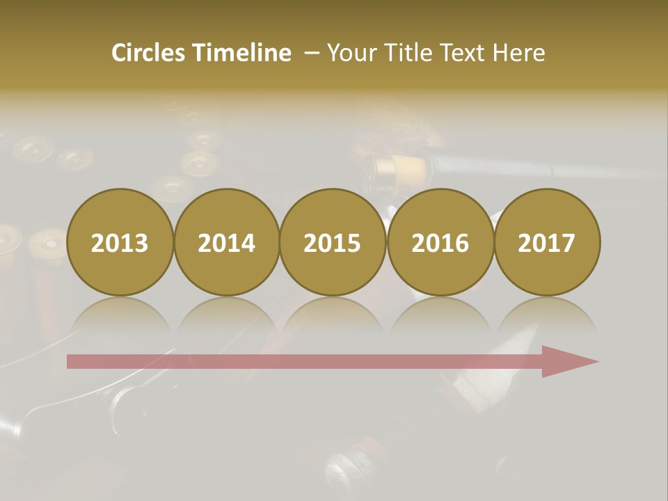 Cartucce Cartuccera Fucile PowerPoint Template