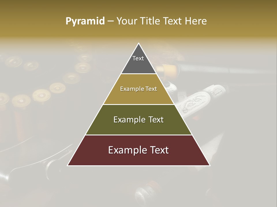 Cartucce Cartuccera Fucile PowerPoint Template