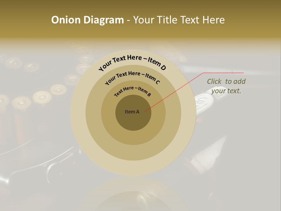 Cartucce Cartuccera Fucile PowerPoint Template