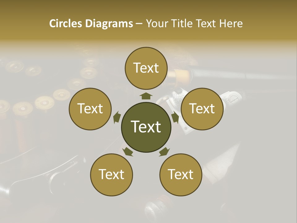 Cartucce Cartuccera Fucile PowerPoint Template