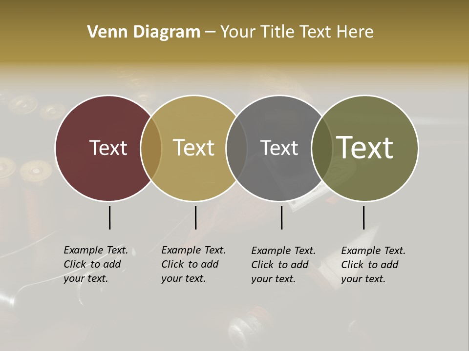Cartucce Cartuccera Fucile PowerPoint Template