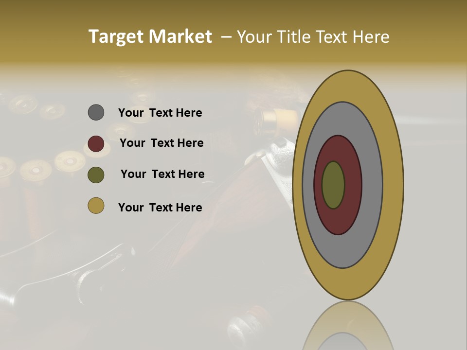 Cartucce Cartuccera Fucile PowerPoint Template