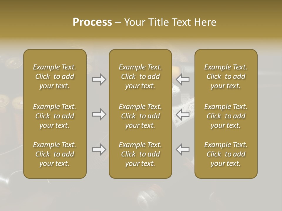 Cartucce Cartuccera Fucile PowerPoint Template