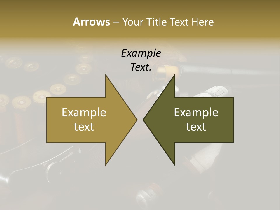 Cartucce Cartuccera Fucile PowerPoint Template
