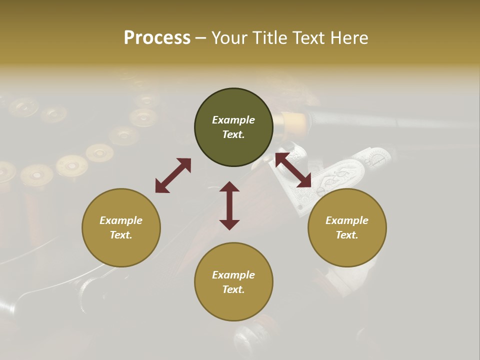 Cartucce Cartuccera Fucile PowerPoint Template