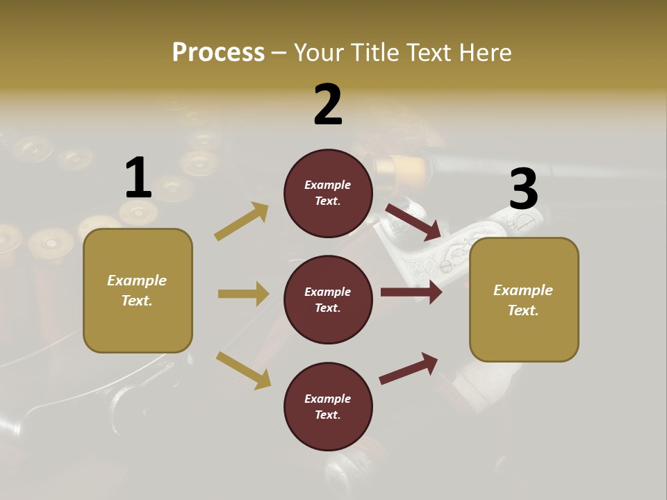 Cartucce Cartuccera Fucile PowerPoint Template