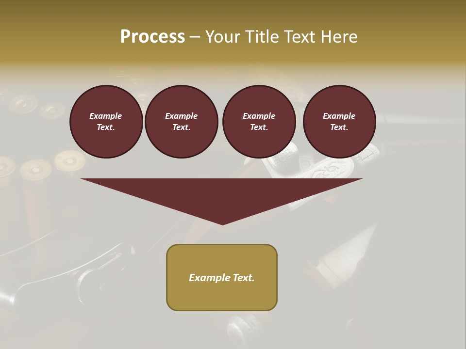Cartucce Cartuccera Fucile PowerPoint Template