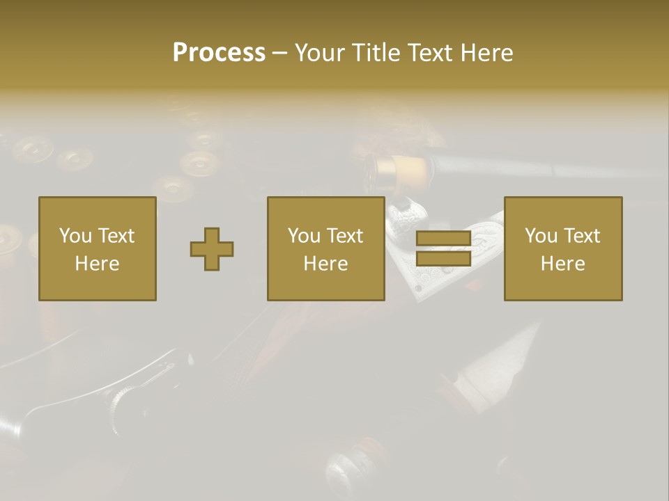 Cartucce Cartuccera Fucile PowerPoint Template