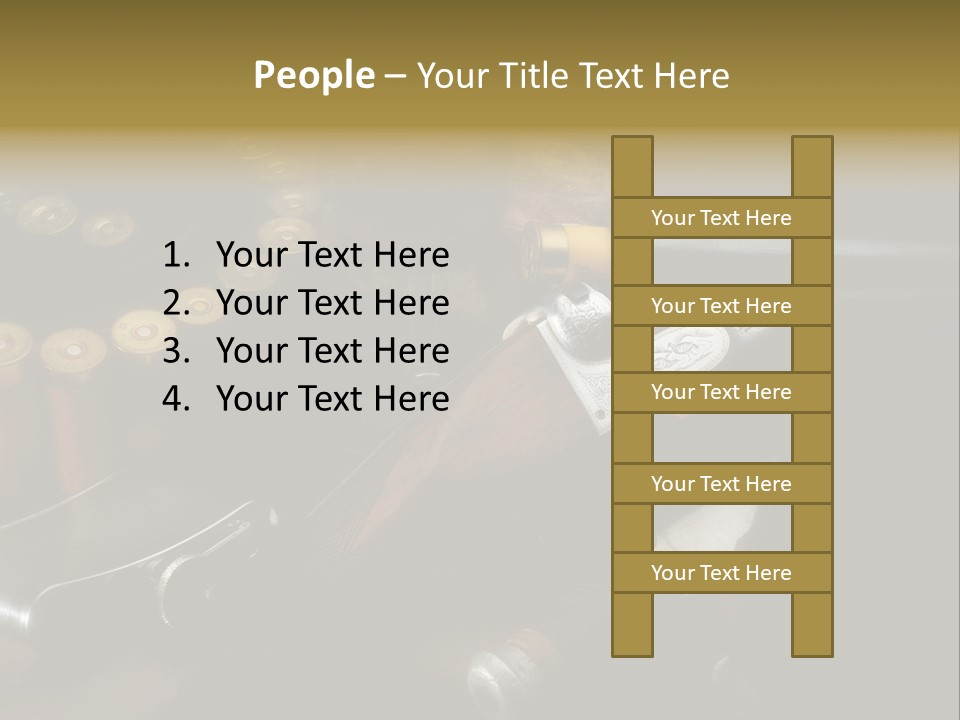 Cartucce Cartuccera Fucile PowerPoint Template
