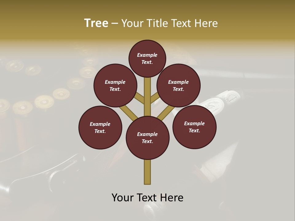 Cartucce Cartuccera Fucile PowerPoint Template