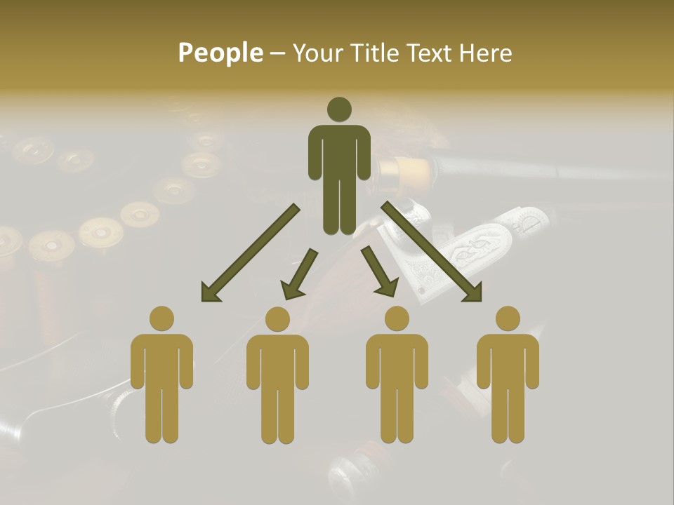 Cartucce Cartuccera Fucile PowerPoint Template