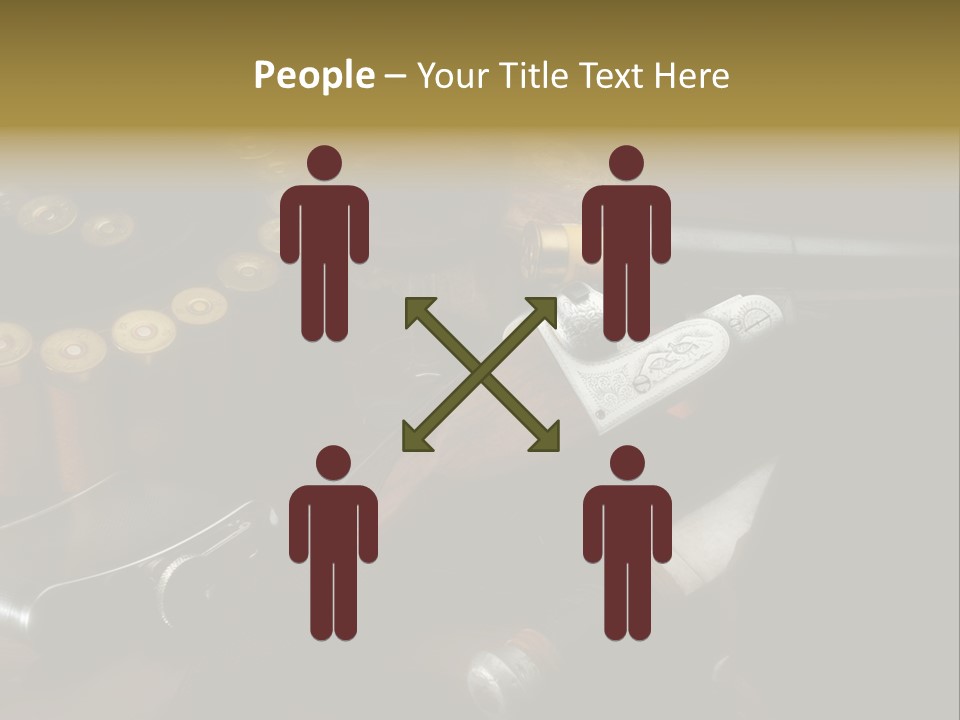 Cartucce Cartuccera Fucile PowerPoint Template