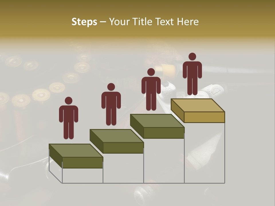 Cartucce Cartuccera Fucile PowerPoint Template