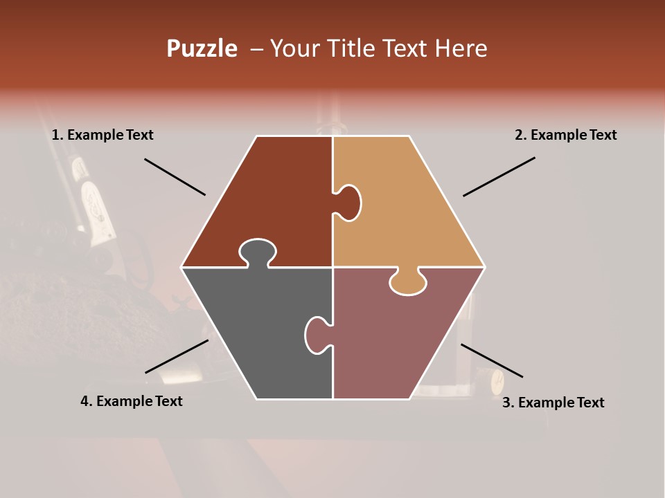 Red Snack Food Knife PowerPoint Template