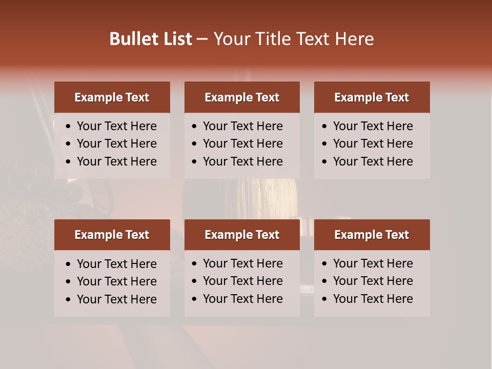 Red Snack Food Knife PowerPoint Template