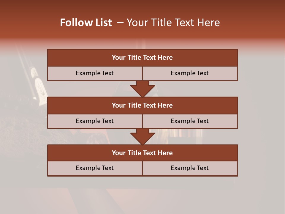 Red Snack Food Knife PowerPoint Template