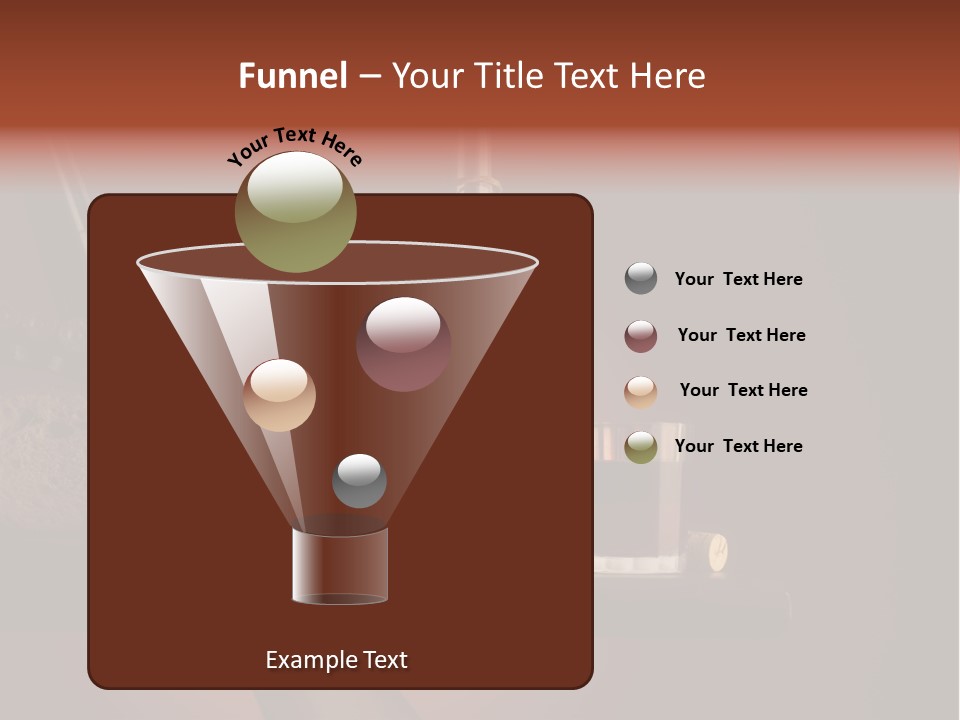 Red Snack Food Knife PowerPoint Template