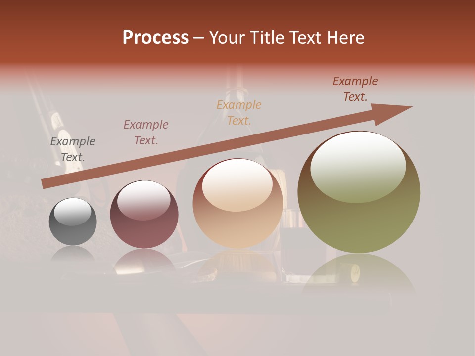 Red Snack Food Knife PowerPoint Template