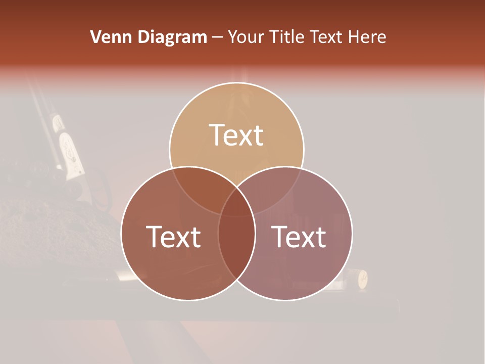 Red Snack Food Knife PowerPoint Template