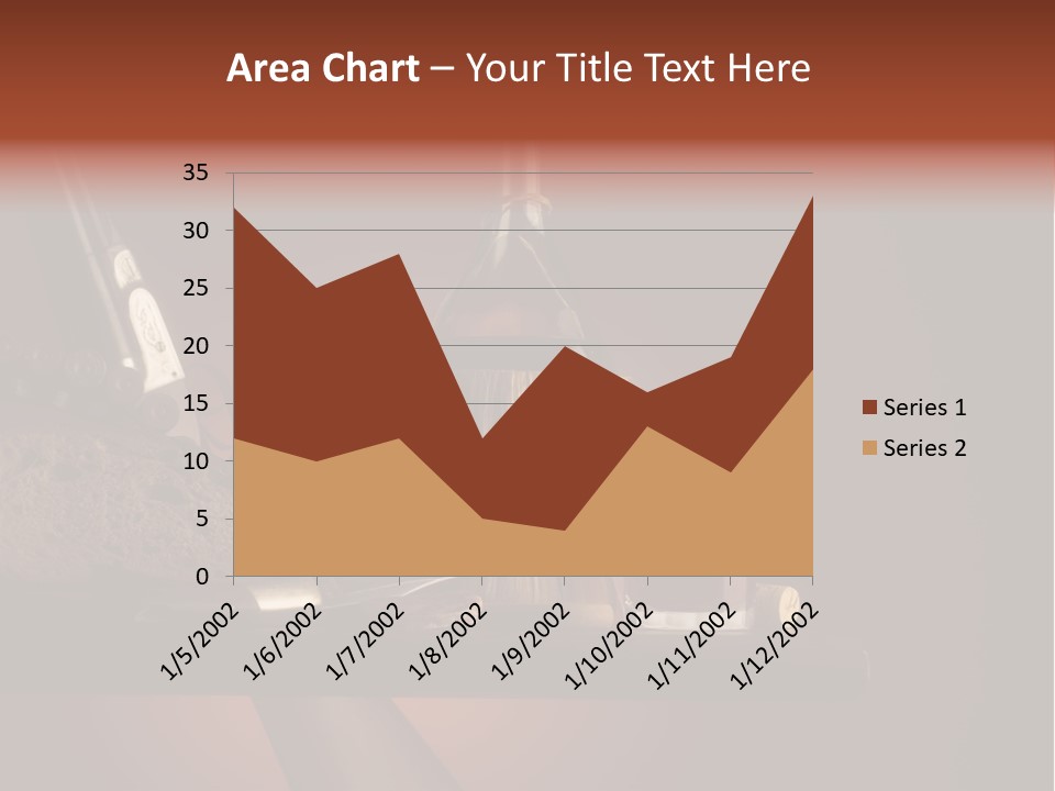 Red Snack Food Knife PowerPoint Template