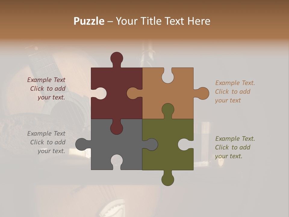 Salami Bottle Glass PowerPoint Template