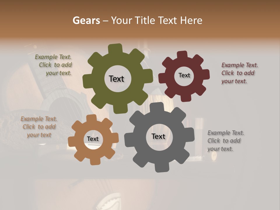 Salami Bottle Glass PowerPoint Template