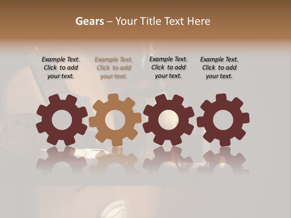 Salami Bottle Glass PowerPoint Template