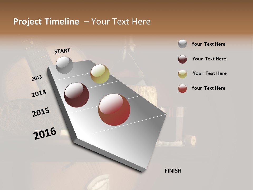 Salami Bottle Glass PowerPoint Template