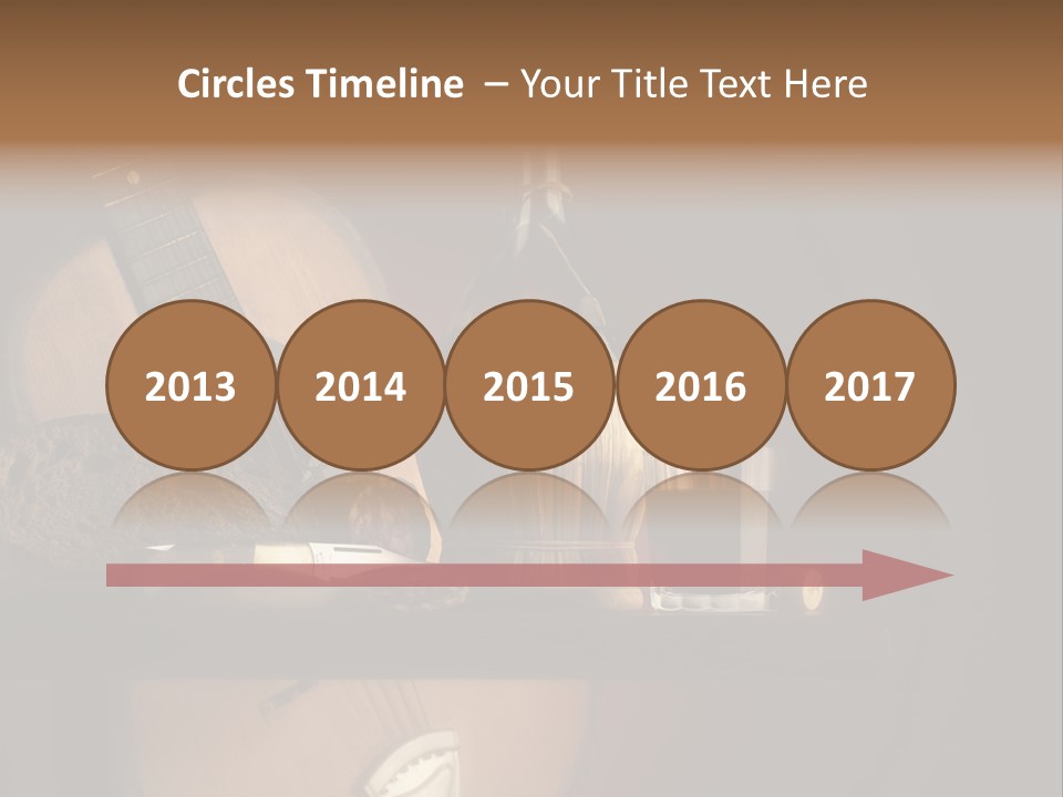 Salami Bottle Glass PowerPoint Template